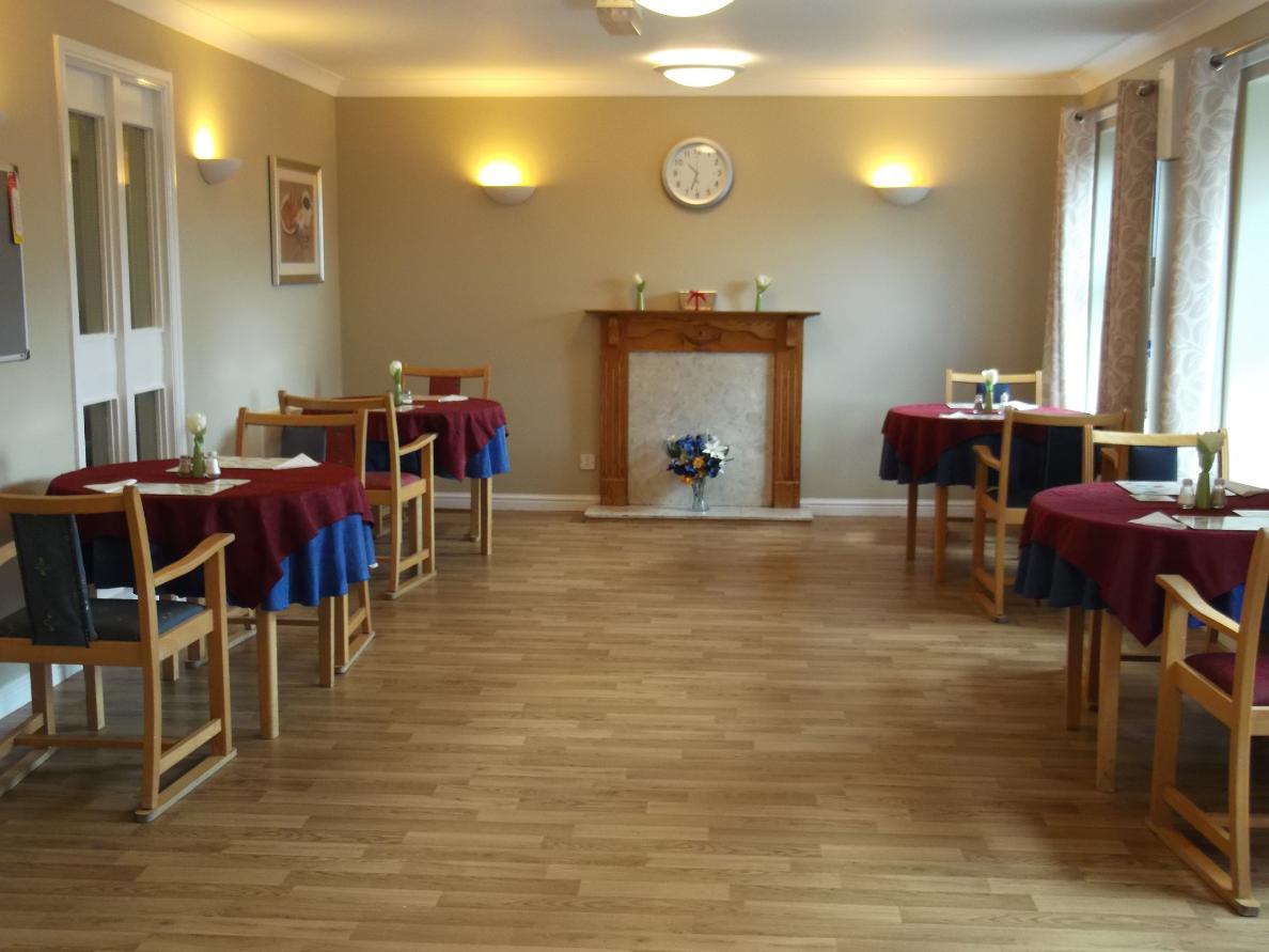 dining room set up